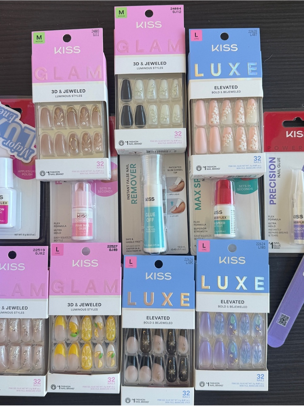 KISS Luxe Elevated False Nails bundle